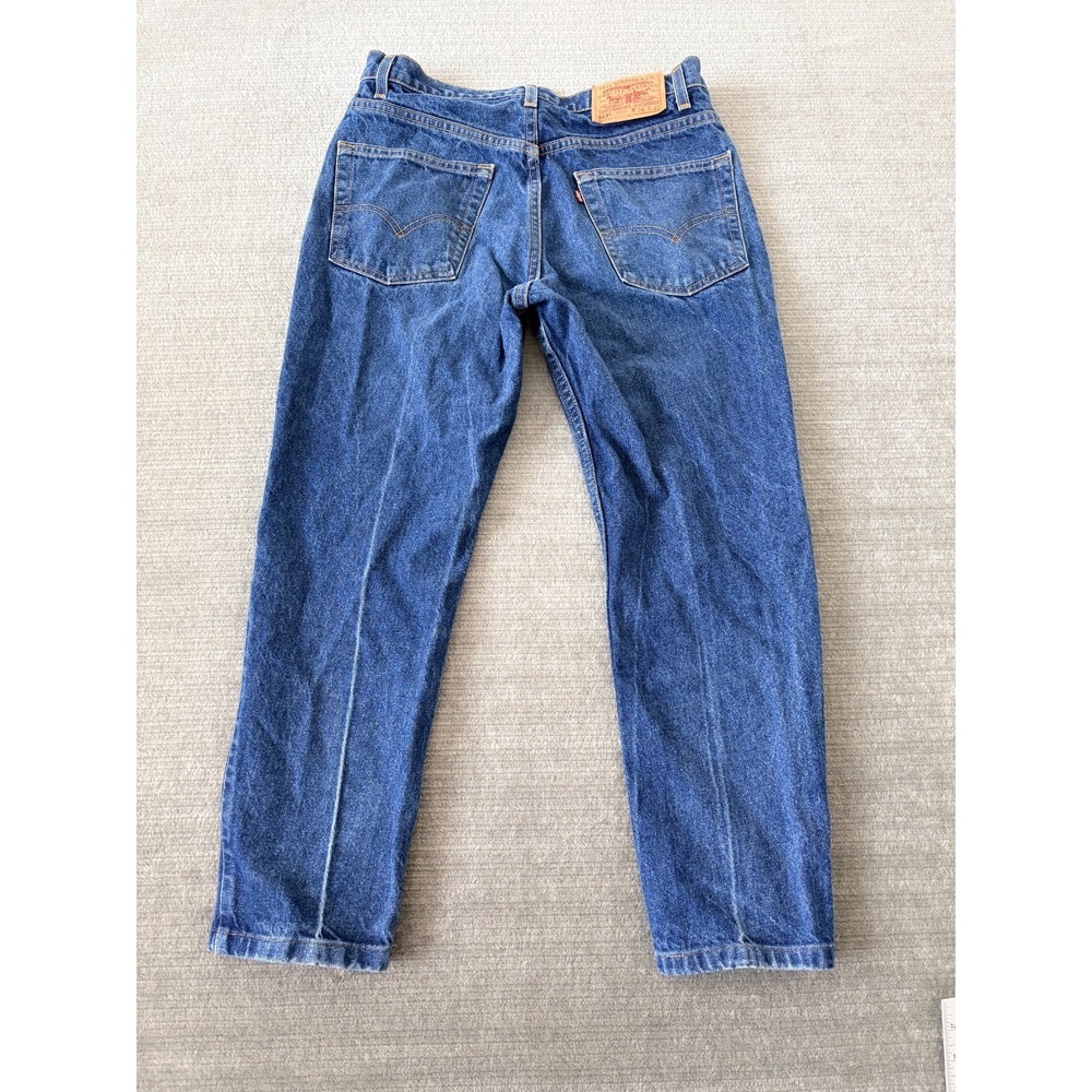 Vintage 90s Levis 517 Mens 32x24 Blue Medium Wash USA Made Casual Capsule Hemmed